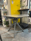 CHERYL 岩板圓形伸縮餐枱 + AMOS 4餐椅組合 - Spazio Plus 多維家居