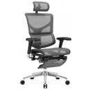 RIOLI-GJ R40 Pro 韓國Wintex網布人體工學辦公電腦椅連腳踏 - Spazio Plus 多維家居