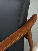 West single seat faux leather sofa armchair