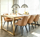 VINO Faux Leather Rotatable Dining Chair 