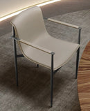 Cleo Saddle Leather Dining chair