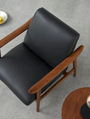 West single seat faux leather sofa armchair