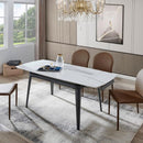 ALLEN 1.3米至1.6米 岩板伸縮餐枱 - Spazio Plus 多維家居