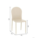 AMOS 圓背仿皮餐椅 - Spazio Plus 多維家居