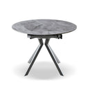 CHERYL 岩板圓形伸縮餐枱 + AMOS 4餐椅組合 - Spazio Plus 多維家居