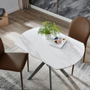 CHERYL 岩板圓形伸縮餐枱 + AMOS 4餐椅組合 - Spazio Plus 多維家居