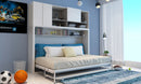 FIGO 1.2米 側翻變形隱形床 連書桌組合 - Spazio Plus 多維家居